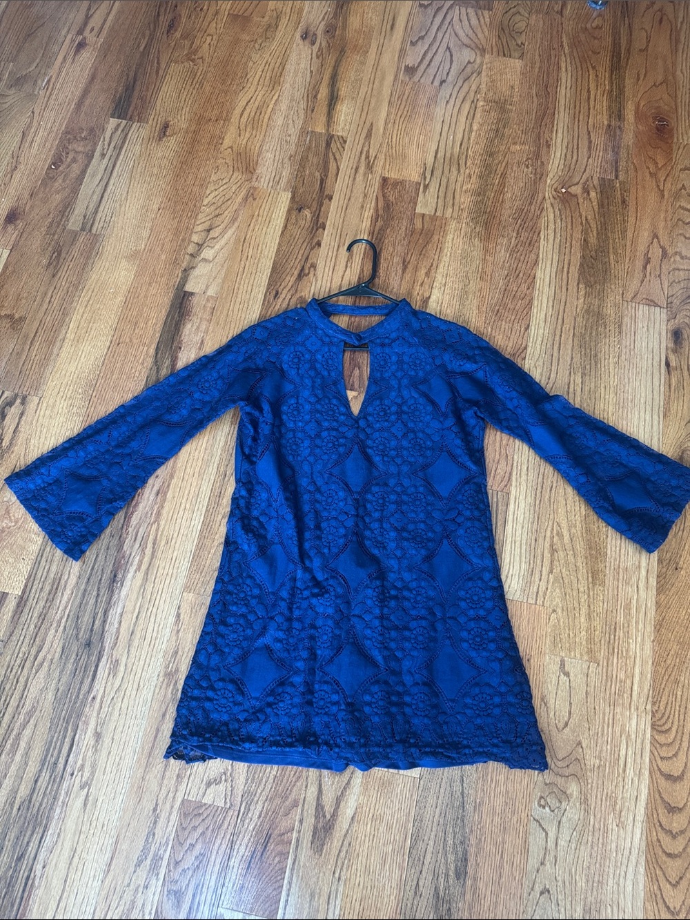 Altar'd State Navy Lace Shift Dress